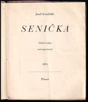 Josef Koudelák: Senička