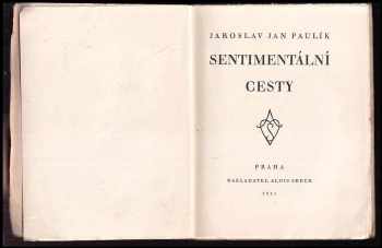 Jaroslav Jan Paulík: Sentimentální cesty