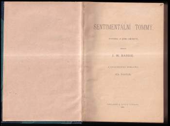 J. M Barrie: Sentimentální Tommy