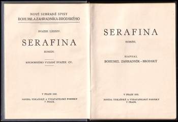 Bohumil Zahradník-Brodský: Serafina