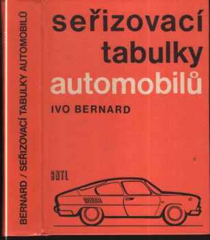 Seřizovací tabulky automobilů