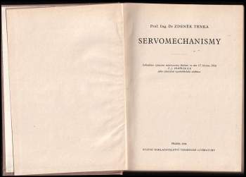 Zdeněk Trnka: Servomechanismy