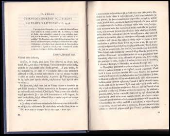 Šest let exilu a druhé světové války : řeči, projevy a dokumenty z r. 1938-45