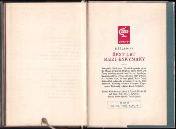 Jiří Jaeger: Šest let mezi Eskymáky