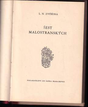 Vincenc Hehl: Šest malostranských