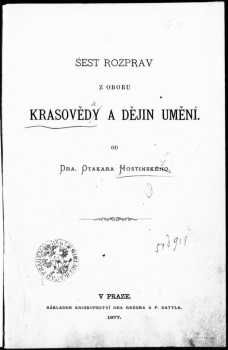 Z oboru krasovědy a dějin umění