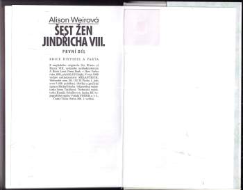 Alison Weir: Šest žen Jindřicha VIII