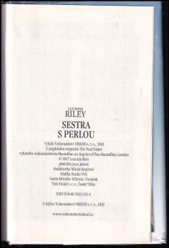 Lucinda Riley: Sestra s perlou