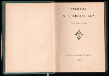 Henri Falk: Sestřenice Lea