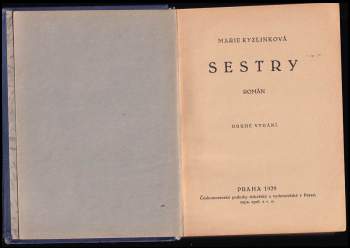 Marie Kyzlinková: Sestry