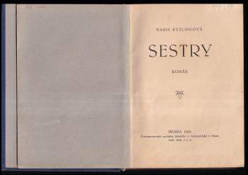 Marie Kyzlinková: Sestry