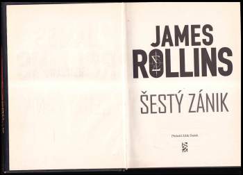 James Rollins: Šestý zánik