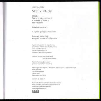 Josef Kačírek: Sesuv na D8