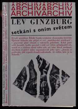 Lev Vladimirovič Ginzburg: Setkání s oním světem