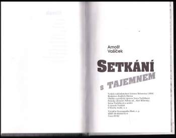 Arnošt Vašíček: Setkání s tajemnem