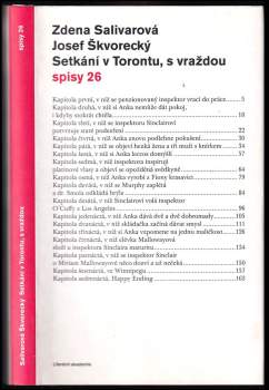 Josef Škvorecký: Setkání v Torontu, s vraždou