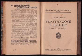 Alois Vojtěch Šmilovský: Setník Dřevnický + Vlastencové z Boudy