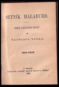 Václav Vlček: Setník Halaburd