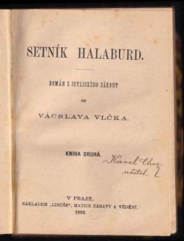 Václav Vlček: Setník Halaburd