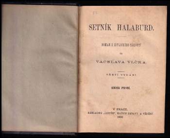 Václav Vlček: Setník Halaburd