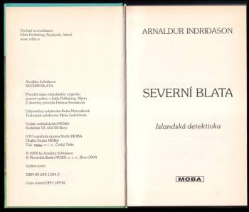 Arnaldur Indriðason: Severní blata