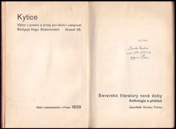 Severské literatury nové doby