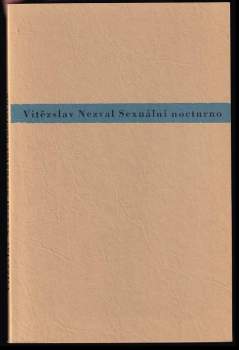 Vítězslav Nezval: Sexuální nocturno