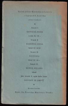 Jiří Karásek ze Lvovic: Sexus necans