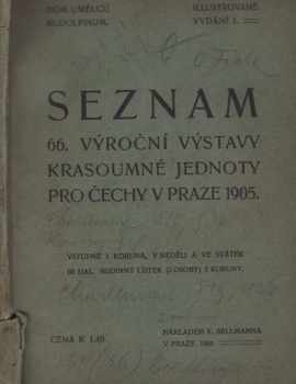 Illustrovaný seznam 66. výroční výstavy Krasoumné jednoty pro Čechy v Praze 1905