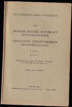 Seznam brouků republiky Československé