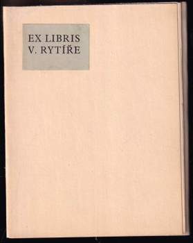 Seznam ex libris a novoročenek Václava Rytíře