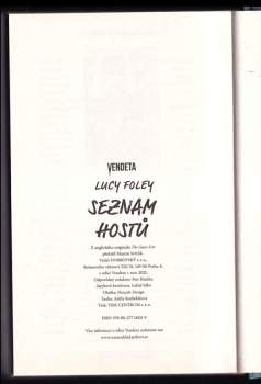 Lucy Foley: Seznam hostů