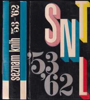 Seznam knih Státního nakladatelství technické literatury '53-'62
