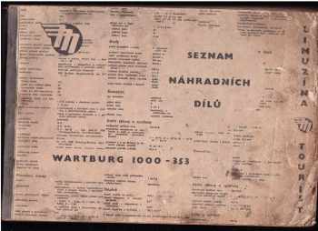 Seznam náhradních dílů Wartburg 1000-353