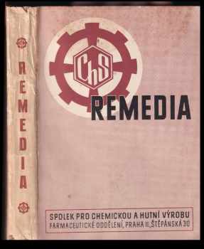 Seznam speciálních přípravků farmaceutického oddělení Spolku pro chemickou a hutní výrobu