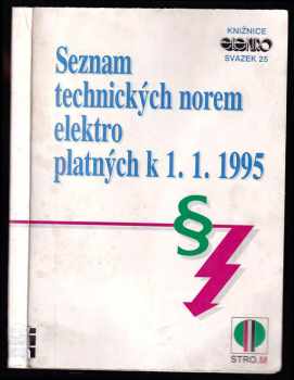 Seznam technických norem elektro platných k 1.1.1995