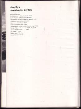 Jan Rys: Seznámení u vody
