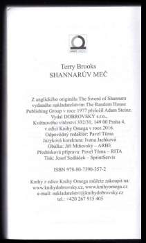 Terry Brooks: Shannarův meč