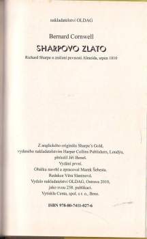 Bernard Cornwell: Sharpovo zlato