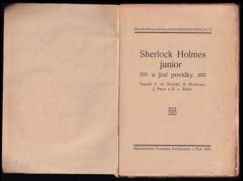 James Payn: Sherlock Holmes junior a jiné povídky