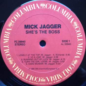 Mick Jagger: She's The Boss