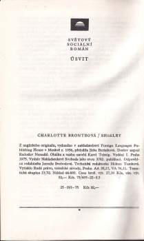 Charlotte Brontë: Shirley