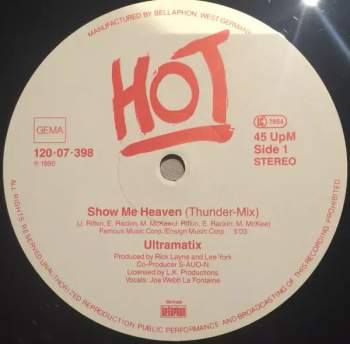Ultramatix: Show Me Heaven (Thunder Mix)