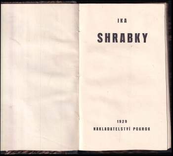 Rudolf Raše: Shrabky