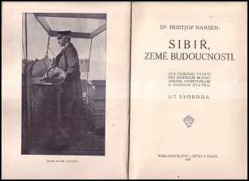 Fridtjof Nansen: Sibiř, země budoucnosti