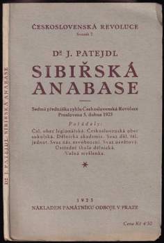 Josef Patejdl: Sibiřská anabase