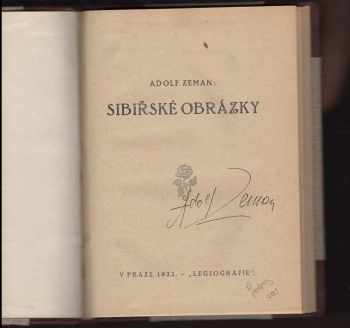 Adolf Zeman: Sibiřské obrázky