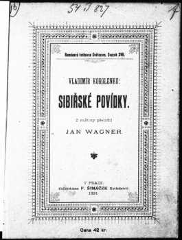 Vladimir Galaktionovič Korolenko: Sibiřské povídky