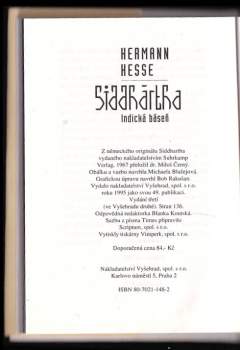 Hermann Hesse: Siddhártha