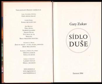 Gary Zukav: Sídlo duše